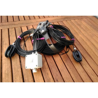 Small Garden Multi Band HF Antenna 80m / 40m / 30m / 20m / 17m /15m / 12m