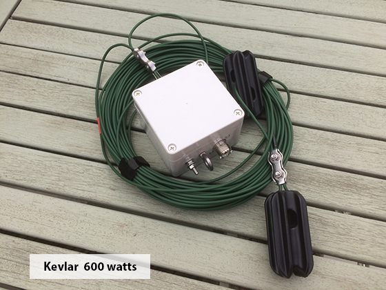 End Fed Meters Hf Multi Band Antenna Watts Unun With Kevlar Wires